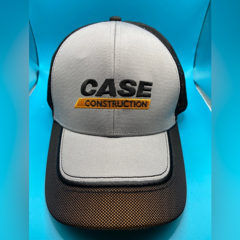 NWOT- CASE CONSTRUCTION - K-PRODUCTS - Embroidered Logo-Adjustable Back Hat